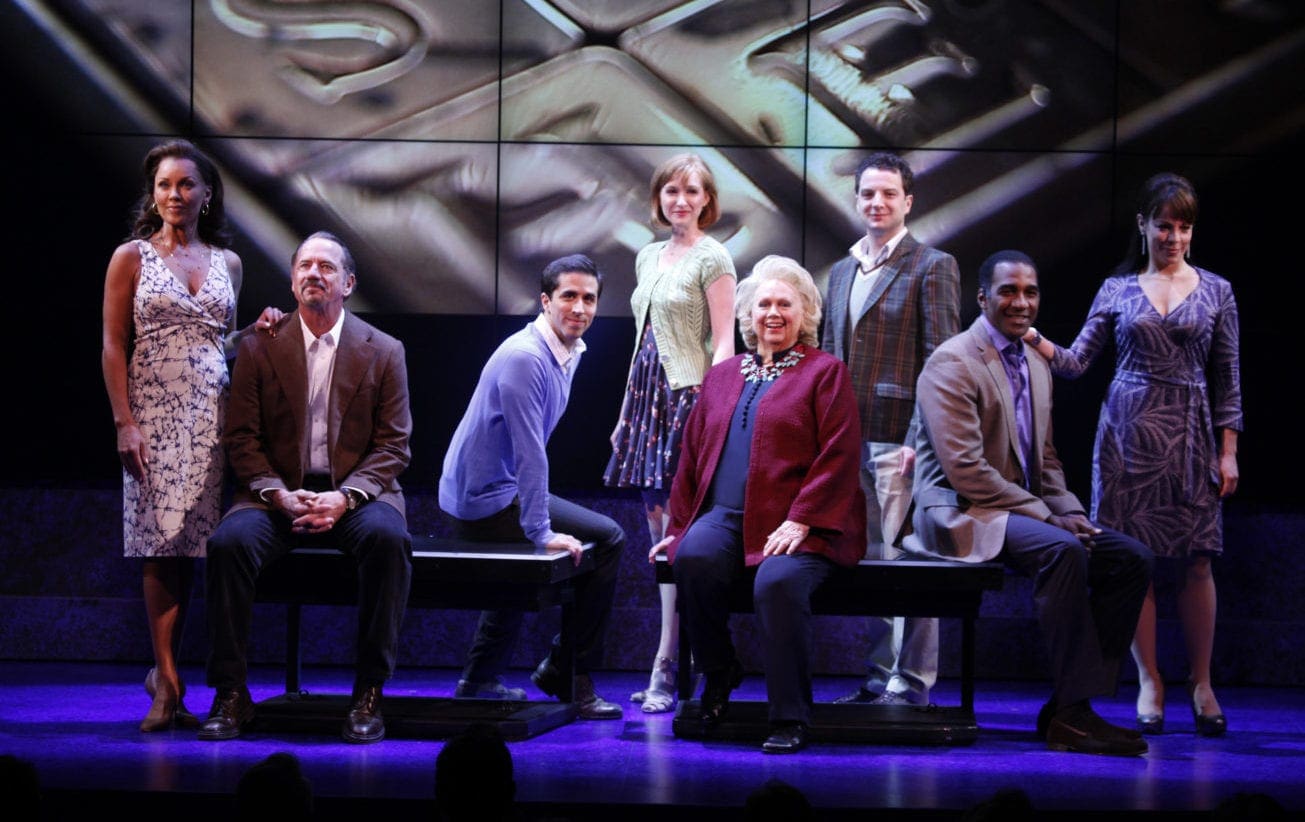 Photo: Barbara Cook, Vanessa Williams and Tom Wopat in "SONDHEIM ON SONDHEIM"; Directed by James Lapine; presented by Roundabout Theatre Comapany ; Performance photographed: Wednesday, April 14, 2010;  2:00 PM at  the Roundabout Theatre Company's Studio 54 Theatre, New York;  Photograph: © 2010 Richard Termine.
PHOTO CREDIT - Richard Termine