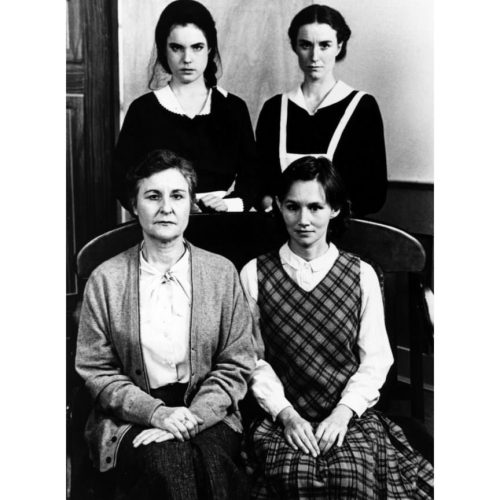 Title: My Sister in This House
Actors: Seated- Beverly May, Brenda Currin, standing- Elizabeth McGovern, Lisa Barnes
photo: Stephanie Saia
Season 3 (81-82)