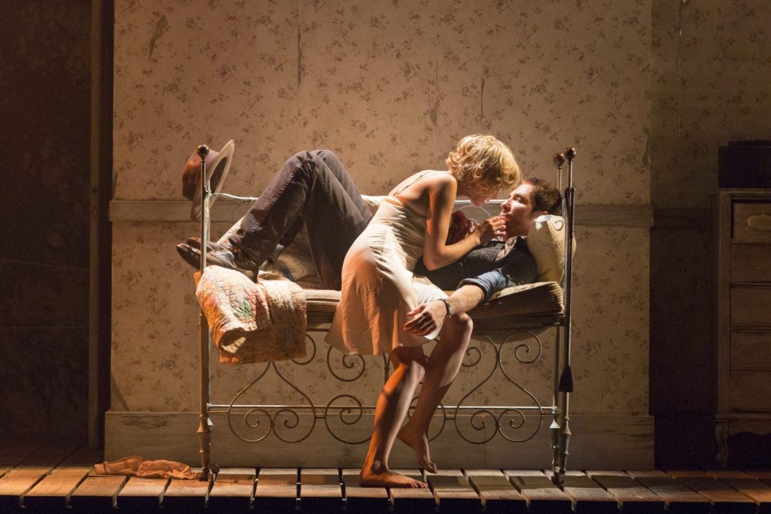 Photo:  Dylan McDermott ; Susannah Hoffman; Robert Joy; Patricia Conolly & Brian McCann in Tennessee Williams' BABY DOLL!
Adapted for the stage by Pierre Laville and Emily Mann
Directed by Emily Mann; dress rehearsal photographed: Thursday, September 10, 2015; 8:00 PM at Berlind Theatre; McCarter Theatre Center; New York, NY. Photograph: © 20015 Richard Termine
PHOTO CREDIT - Richard Termine