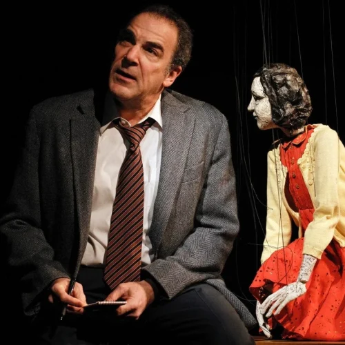 Mandy Patinkin in Compulsion by Rinne Groff, directed by Oskar Eustis, running February 1 through March 13 at The Public Theater. Photo Credit Joan Marcus.  