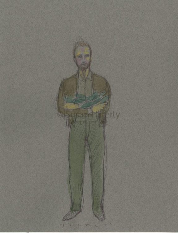 Buried Child sketch of Tilden by Susan Hilferty